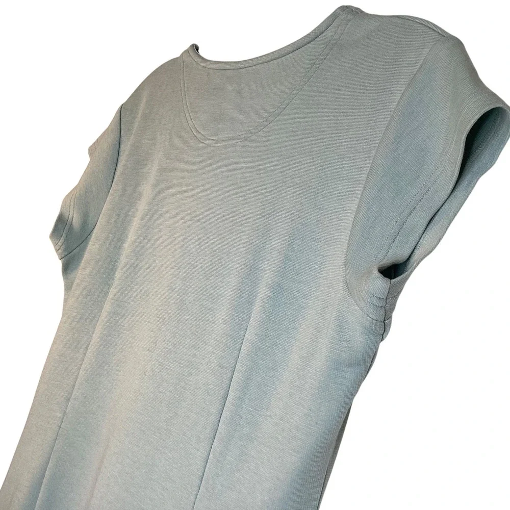 Horny Toad Womens Flexcel V-Neck Dress Green Tencel Blend Size M Athletic EUC